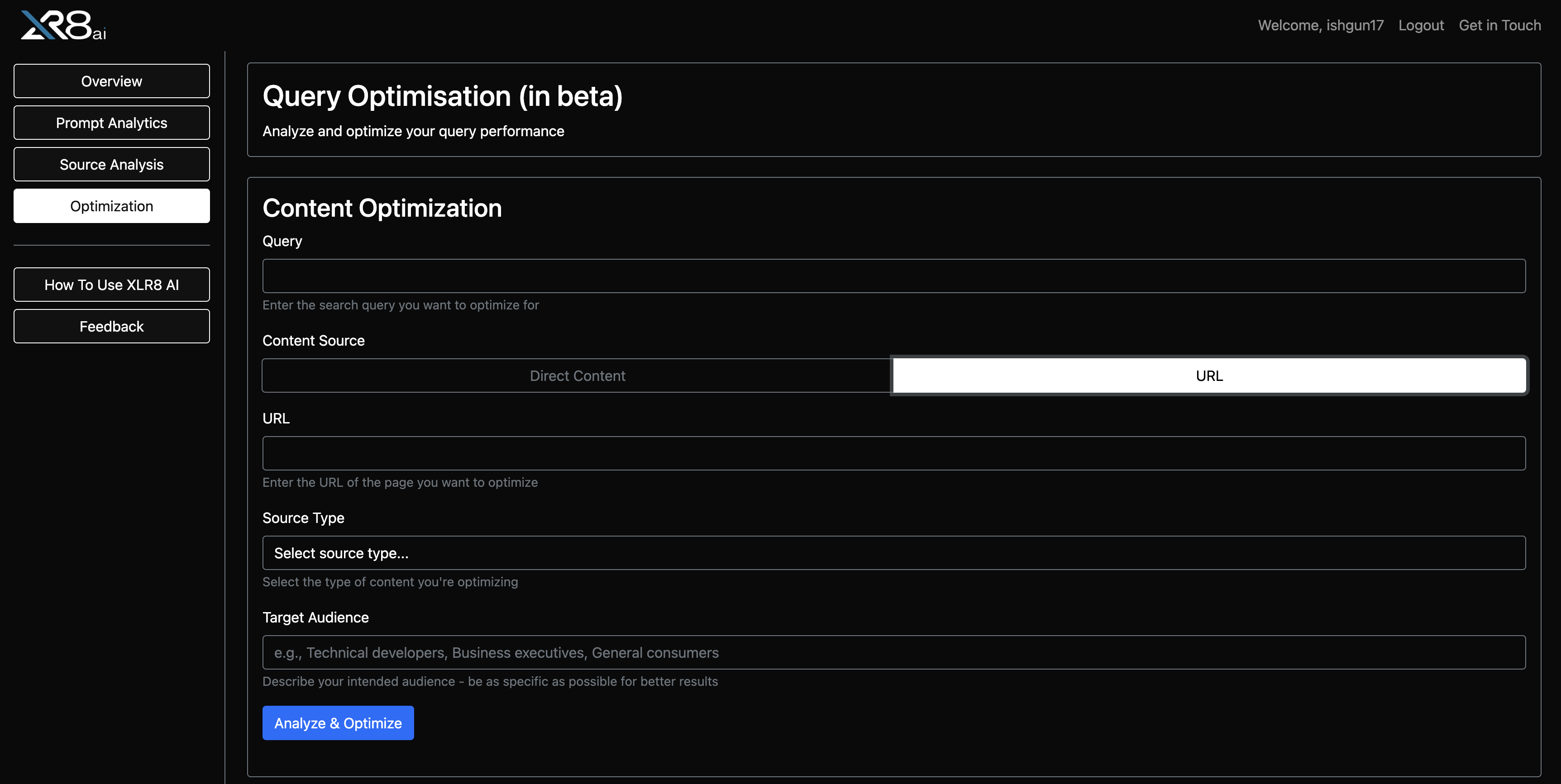 Optimize with precision