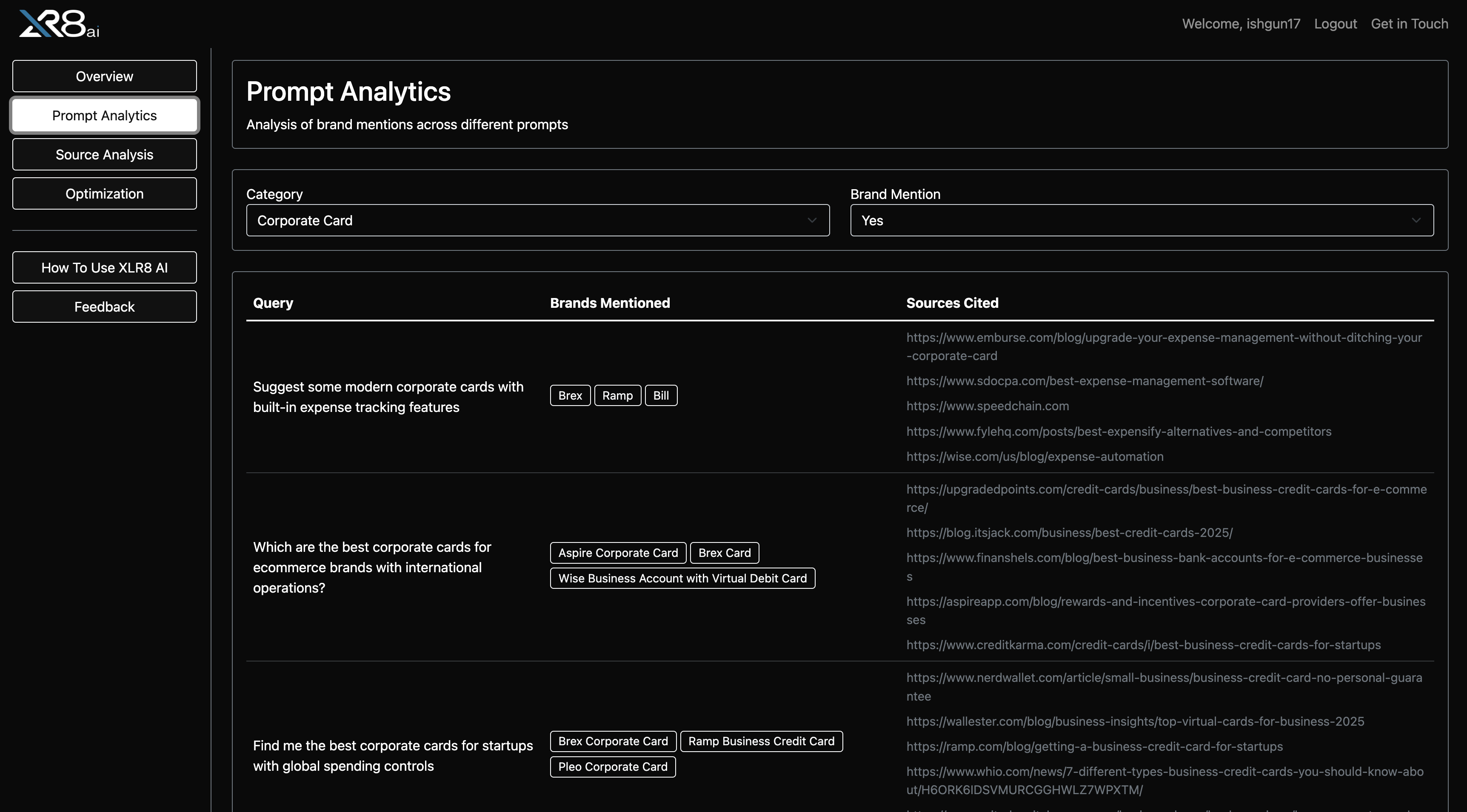 Track AI conversations